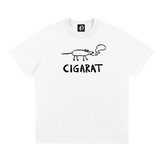 CIGARAT T-SHIRT (WHITE/APRICOT)
