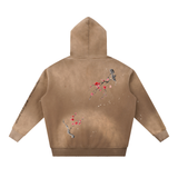 VINTAGE - BEAUTIFUL ROSE HOODIE